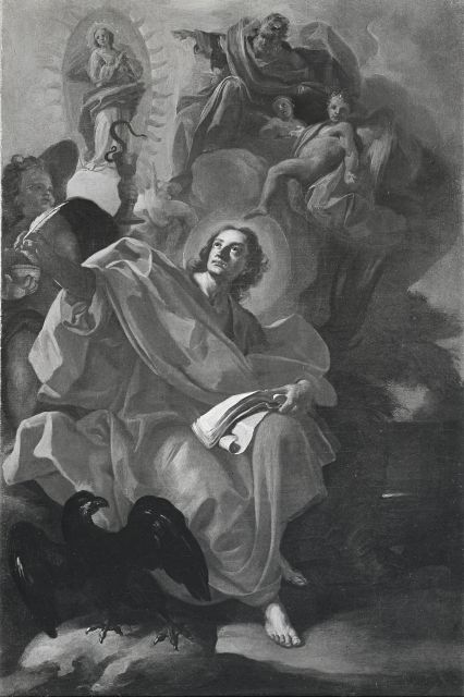Anonimo — Vaccaro Domenico Antonio - sec. XVII/ XVIII - San Giovanni Evangelista in Patmos — insieme